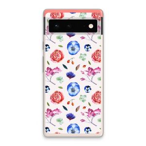 Bloemetjes: Google Pixel 6 Transparant Hoesje