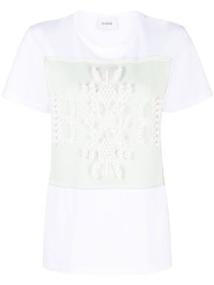 Barrie t-shirt à patch logo - Blanc