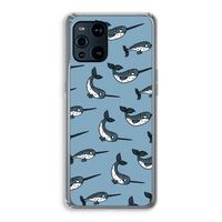 Narwhal: Oppo Find X3 Transparant Hoesje