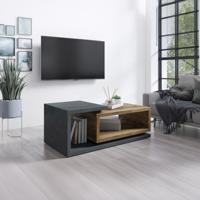 Home365 Salontafel Bologna - Vuren / Antraciet