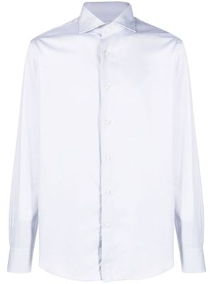 D4.0 chemise en coton à manches longues - Gris