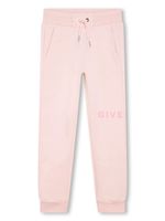 Givenchy Kids pantalon de jogging à logo imprimé - Rose