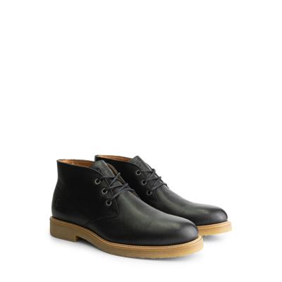 Travelin' Heren - Lace-up boot casual - Zwart - Maat 45 Travelin' Heren - Lace-up boot casual - Zwart - Maat 45