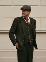 Maatpak Voor Heren | 3-delig Pak | Groen Visgraat | Thomas Shelby | Peaky Blinders | Peaky Blinders