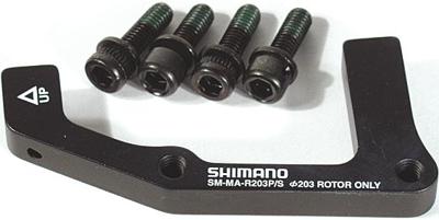 SHIMANO Disc br.adapter shim. pm/is 203mm rear