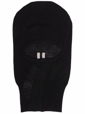 Rick Owens cagoule à découpes - Noir