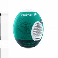 Satisfyer Naughty - Masturbator Egg - Donkergroen - thumbnail