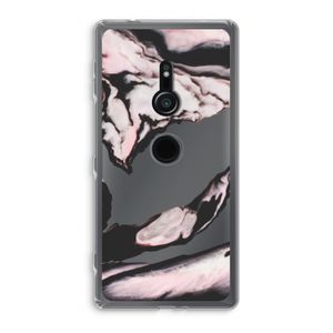 Roze stroom: Sony Xperia XZ2 Transparant Hoesje