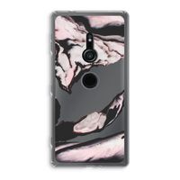 Roze stroom: Sony Xperia XZ2 Transparant Hoesje