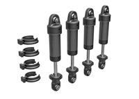 Traxxas - Shocks, GTM, 6061-T6 aluminum (gray-anodized) (fully assembled w/o springs) (4) (TRX-9764-GRAY)