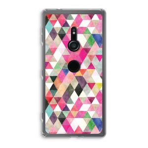 Gekleurde driehoekjes: Sony Xperia XZ2 Transparant Hoesje