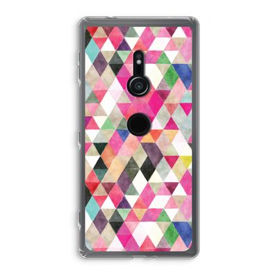 Gekleurde driehoekjes: Sony Xperia XZ2 Transparant Hoesje