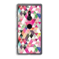 Gekleurde driehoekjes: Sony Xperia XZ2 Transparant Hoesje