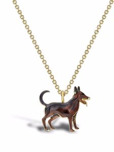 Pragnell collier Zodiac Dog en or 18ct à pendentif