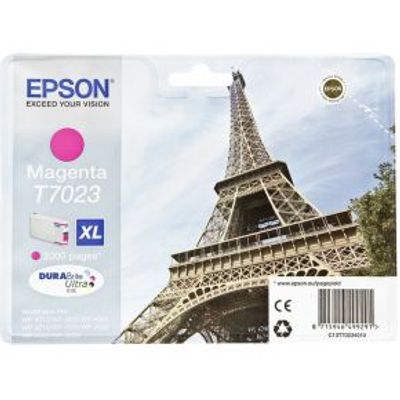 Epson Inktpatroon XL magenta T 702 WorkForce Pro T 7023