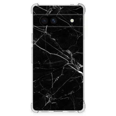 Google Pixel 7A Anti-Shock Hoesje Marmer Zwart - Origineel Cadeau Vader Google Pixel 7A Anti-Shock Hoesje Marmer Zwart - Origineel Cadeau Vader