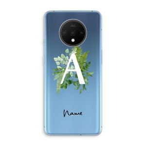 Green Brush: OnePlus 7T Transparant Hoesje