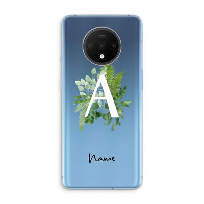 Green Brush: OnePlus 7T Transparant Hoesje