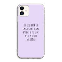 Gek: iPhone 11 Transparant Hoesje