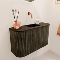 Toiletmeubel Mondiaz Joya | 73.2 cm | Meubelkleur Shadow | Faye wastafel Urban Midden | Zonder kraangat(en) Toiletmeubel Mondiaz Joya | 73.2 cm | Meubelkleur Shadow | Faye wastafel Urban Midden | Zonder kraangat(en)