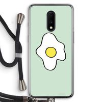 Spiegelei: OnePlus 7 Transparant Hoesje met koord