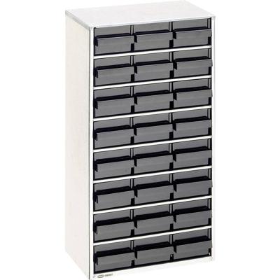 raaco 1224-02 Stalen ESD-magazijnkast ESD (l x b x h) 306 x 150 x 552 mm Aantal vakken: 24 Incl. aardingskabel Inhoud 1 stuk(s)
