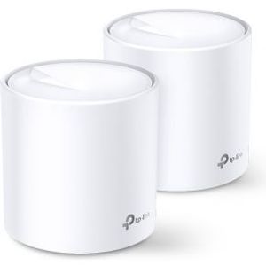 TP-Link DECO X60(2-PACK) mesh-wifi-systeem Dual-band (2.4 GHz / 5 GHz) Wi-Fi 6 (802.11ax) Wit Intern