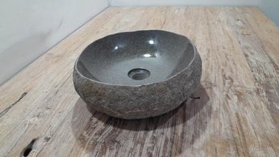 Waschbecken Flussstein RVS250301, 38x35x15 cm