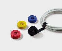 Label-the-cable ROLLS kabelbinder Klittenband Zwart, Blauw, Rood, Geel 4 stuk(s) - thumbnail