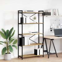 Boekenkast artisanaal eikenkleurig 80 x 30 x 153 cm