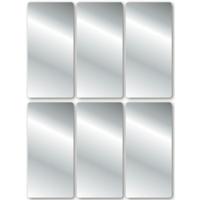 Zilveren etiketten - 18x stuks - Zilveren stickers - 2.5 x 5.5 cm