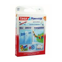 Tesa deco powerstrips transparant