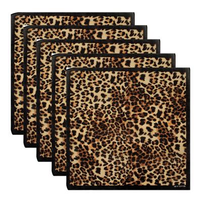 Carnaval verkleed panter zakdoek - bandana/sjaaltje - 5x53cm - katoen - foute/panter party
