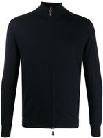 N.Peal sweat à fermeture zippée - Bleu