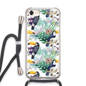 Tukans: iPhone 7 Transparant Hoesje met koord