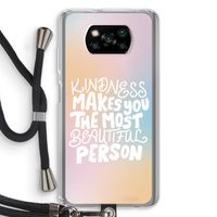 The prettiest: Xiaomi Poco X3 NFC Transparant Hoesje met koord The prettiest: Xiaomi Poco X3 NFC Transparant Hoesje met koord