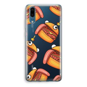 Hamburger: Huawei P20 Transparant Hoesje