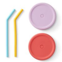 Planetbox Siliconen Deksel- en Rietjesset