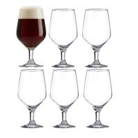Vicrila Speciaalbier Glas - 6x - Abadia - gehard glas - 42 cl - bierglazen/cocktail glas