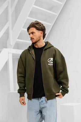 Equalité Arid Oversized Full Zip Hoodie Heren Donkergroen - Maat L - Kleur: Donkergroen | Soccerfanshop Equalité Arid Oversized Full Zip Hoodie Heren Donkergroen - Maat L - Kleur: Donkergroen | Soccerfanshop