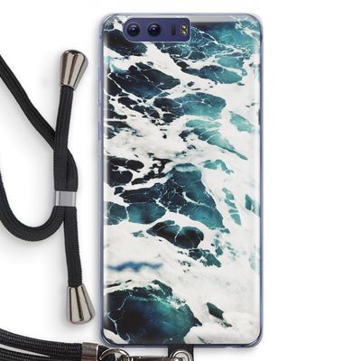 Golven: Honor 9 Transparant Hoesje met koord