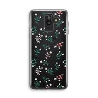 Small white flowers: Samsung Galaxy J8 (2018) Transparant Hoesje