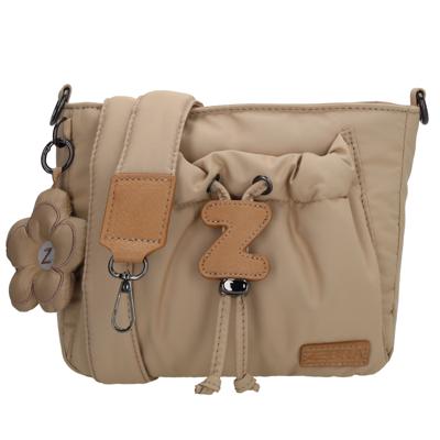 Zebra Trends Schoudertas Puffy Juna Taupe