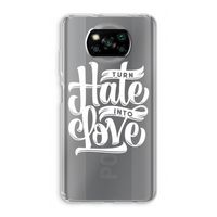 Turn hate into love: Xiaomi Poco X3 NFC Transparant Hoesje