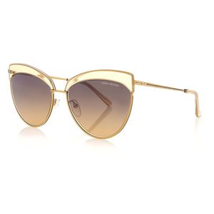 Daniel Hechter zonnebril DHS235 dames cat-eye RVS cat. 3 goud