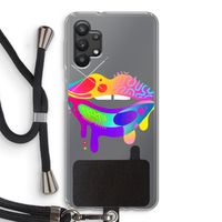 Lip Palette: Samsung Galaxy A32 5G Transparant Hoesje met koord