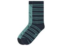 Esmara Kids 2 Paar kinder sokken (Groen/donkerblauw, 35-38)