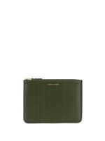 Comme Des Garçons Wallet pochette Brick Line - Vert