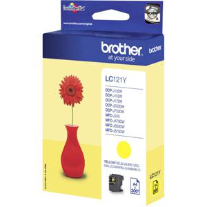 Brother LC-121Y inktcartridge 1 stuk(s) Origineel Geel