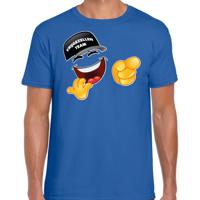 Vrijgezellenfeest T-shirt voor heren - vrijgezellen team - blauw - Sjaak